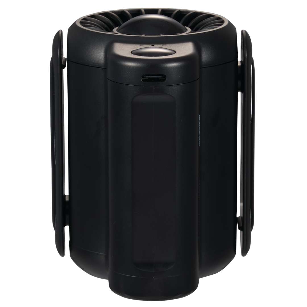 Hands-Free Rechargeable Waist Fan - SM-9567 Black