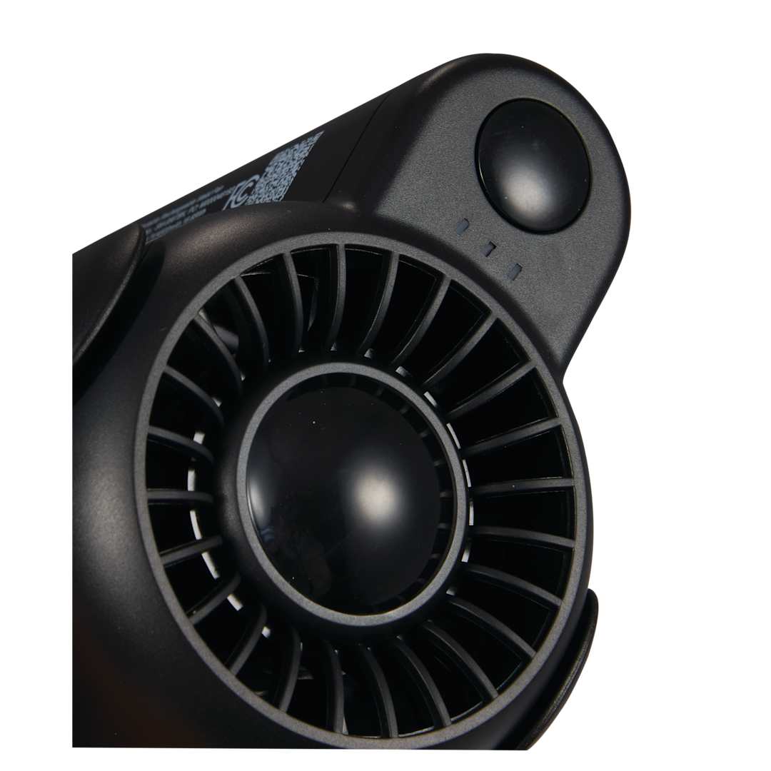 Hands-Free Rechargeable Waist Fan - SM-9567 Black