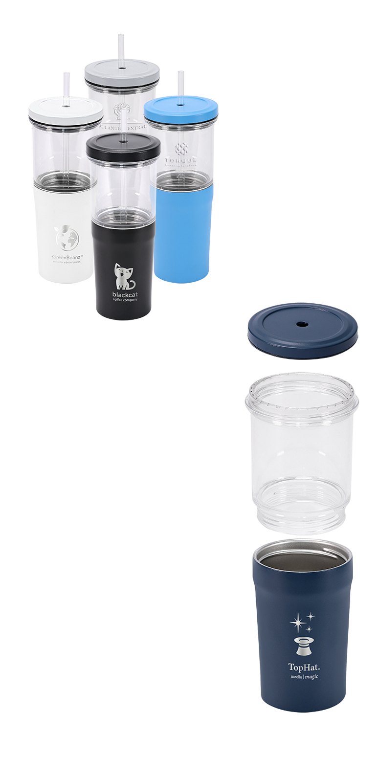 Urban Peak Gobelet d’infusion à froid Urban Peak® Dual Chill - SL193PR White