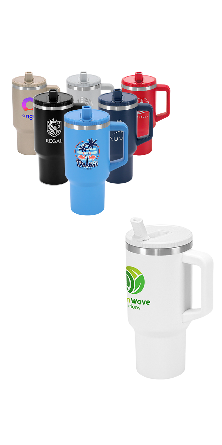 Urban Peak Urban Peak® 30oz Glacier Vacuum Tavel Mug: - SL194PR White