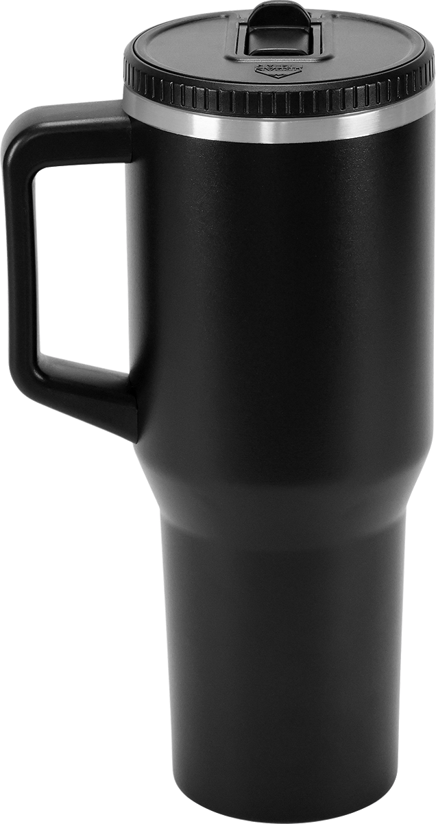 Urban Peak 40oz FLIP STRAW LOW PROFILE MUG - SL195PR black