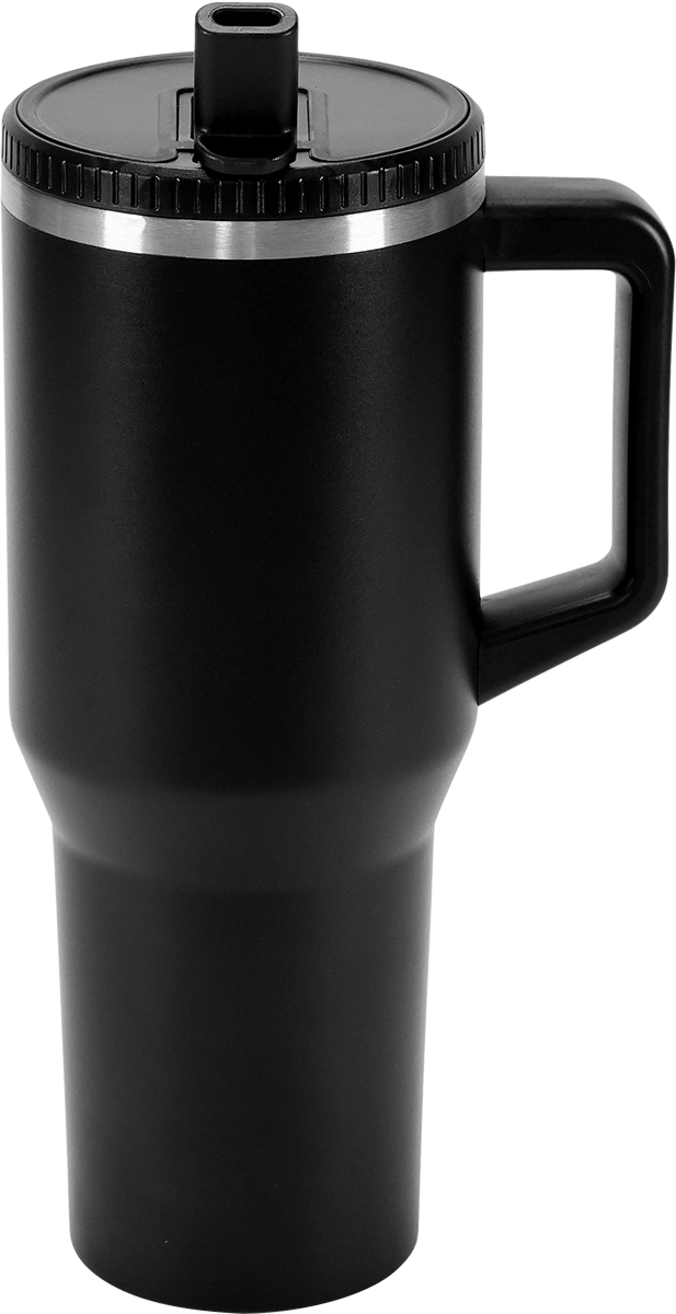 Urban Peak 40oz FLIP STRAW LOW PROFILE MUG - SL195PR black