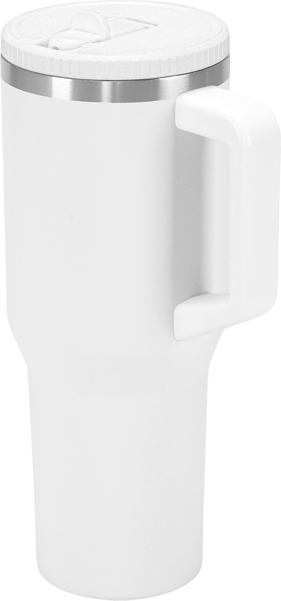 Urban Peak 40oz FLIP STRAW LOW PROFILE MUG - SL195PR white