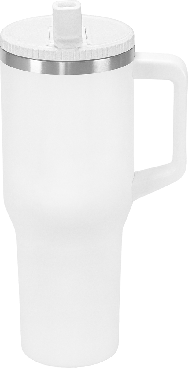 Urban Peak 40oz FLIP STRAW LOW PROFILE MUG - SL195PR white