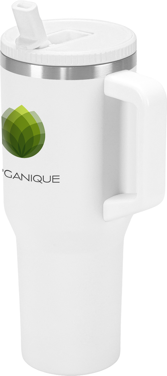 Urban Peak 40oz FLIP STRAW LOW PROFILE MUG - SL195PR white