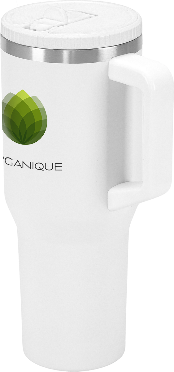 Urban Peak 40oz FLIP STRAW LOW PROFILE MUG - SL195PR white