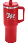 Urban Peak 40oz FLIP STRAW LOW PROFILE MUG - SL195PR red