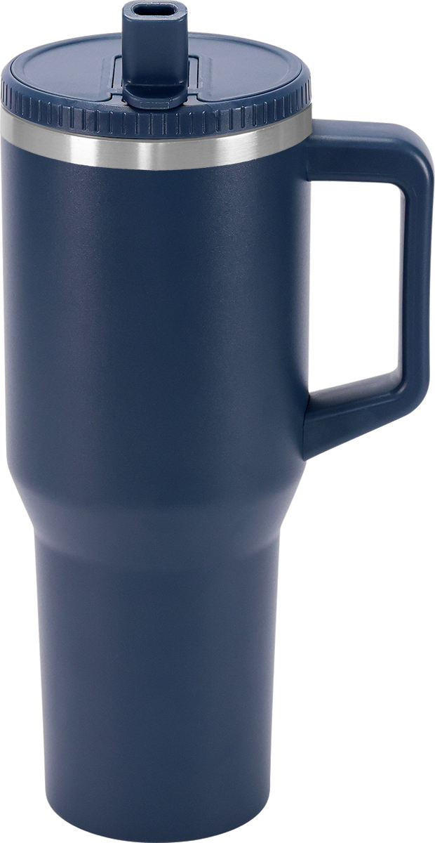 Urban Peak 40oz FLIP STRAW LOW PROFILE MUG - SL195PR blue