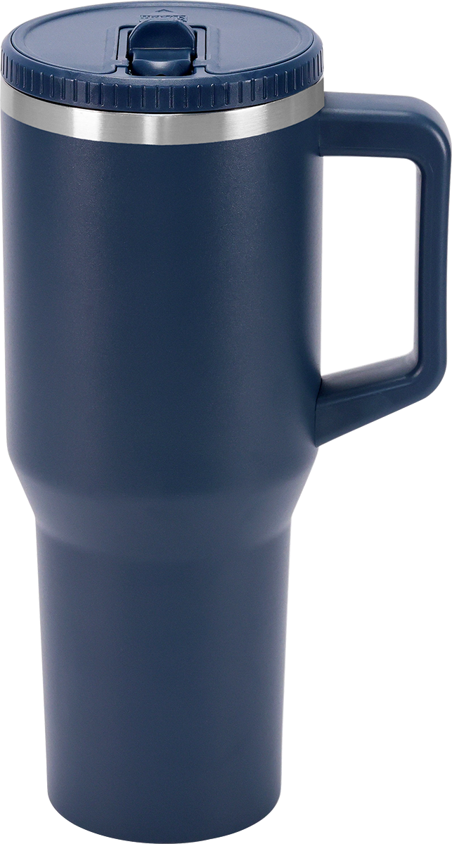 Urban Peak 40oz FLIP STRAW LOW PROFILE MUG - SL195PR blue