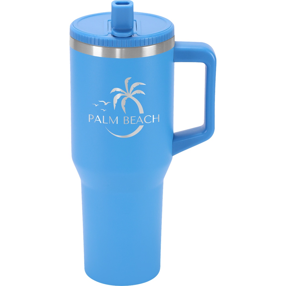 Urban Peak 40oz FLIP STRAW LOW PROFILE MUG - SL195PR light blue