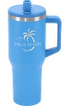 Urban Peak 40oz FLIP STRAW LOW PROFILE MUG - SL195PR light blue