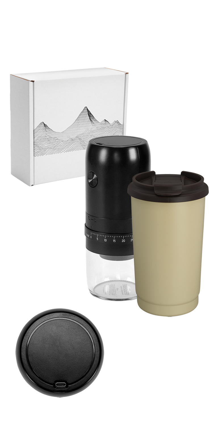 EarthTrendz Kit pour les amateurs de café - UPK70 White
