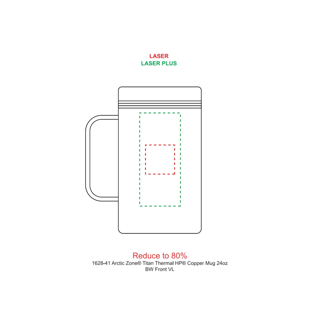 Arctic Zone Arctic Zone® Titan Thermal HP® Copper Mug 24oz - 1628-41 Black