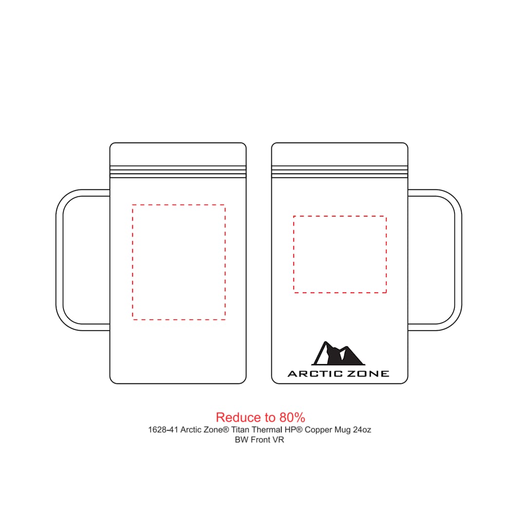 Arctic Zone Arctic Zone® Titan Thermal HP® Copper Mug 24oz - 1628-41 Blue