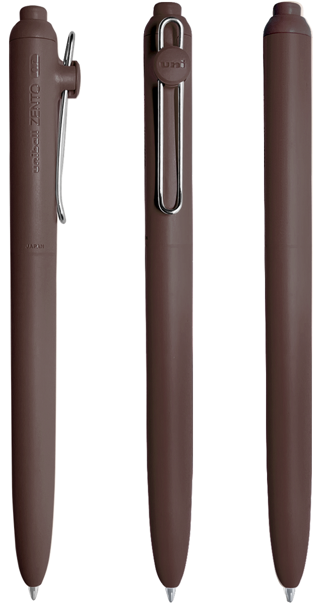 uni-ball Uniball™ Zento Stylo Gel Rétractable Boho - UB31B UMBER