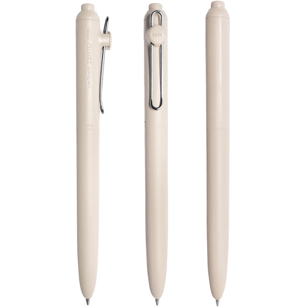 uni-ball Uniball™ Zento Stylo Gel Rétractable Sourdine - UB31M beige