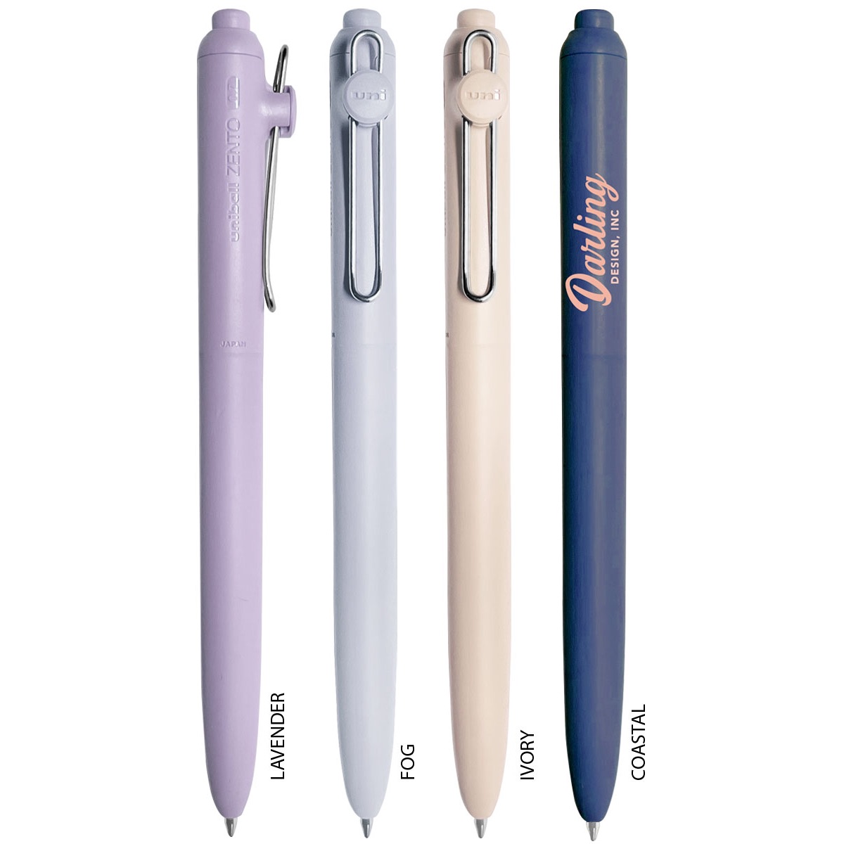uni-ball Uniball™ Zento Stylo Gel Rétractable Sourdine - UB31M Beige