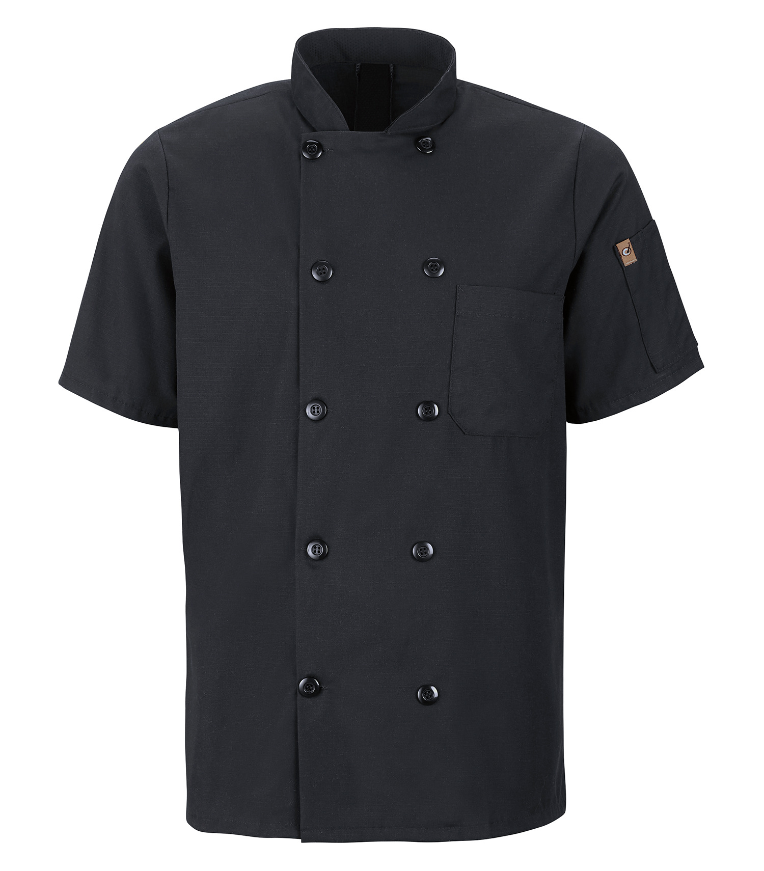 Red Kapᴹᴰ RED KAPᴹᴰ CHEF DESIGNSᴹᴰ VESTE DE CHEF À MANCHES COURTES AVEC OILBLOK ET MIMIXᴹᶜ - 046X