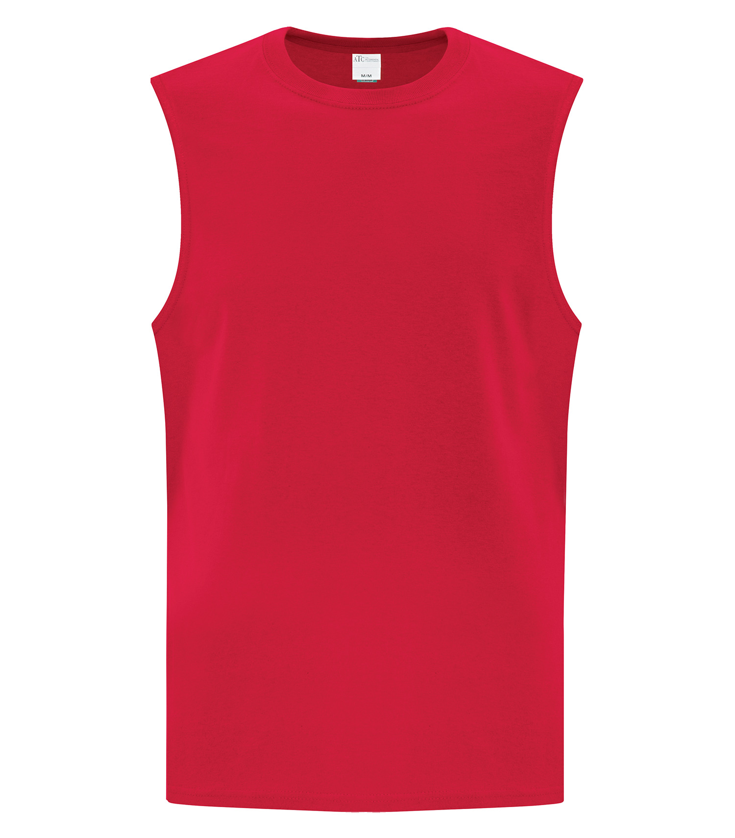 ATCᴹᶜ Everyday Collectionᴹᴰ ATCᴹᶜ T-SHIRT SANS MANCHES EVERYDAY COTTON - ATC1002 Red