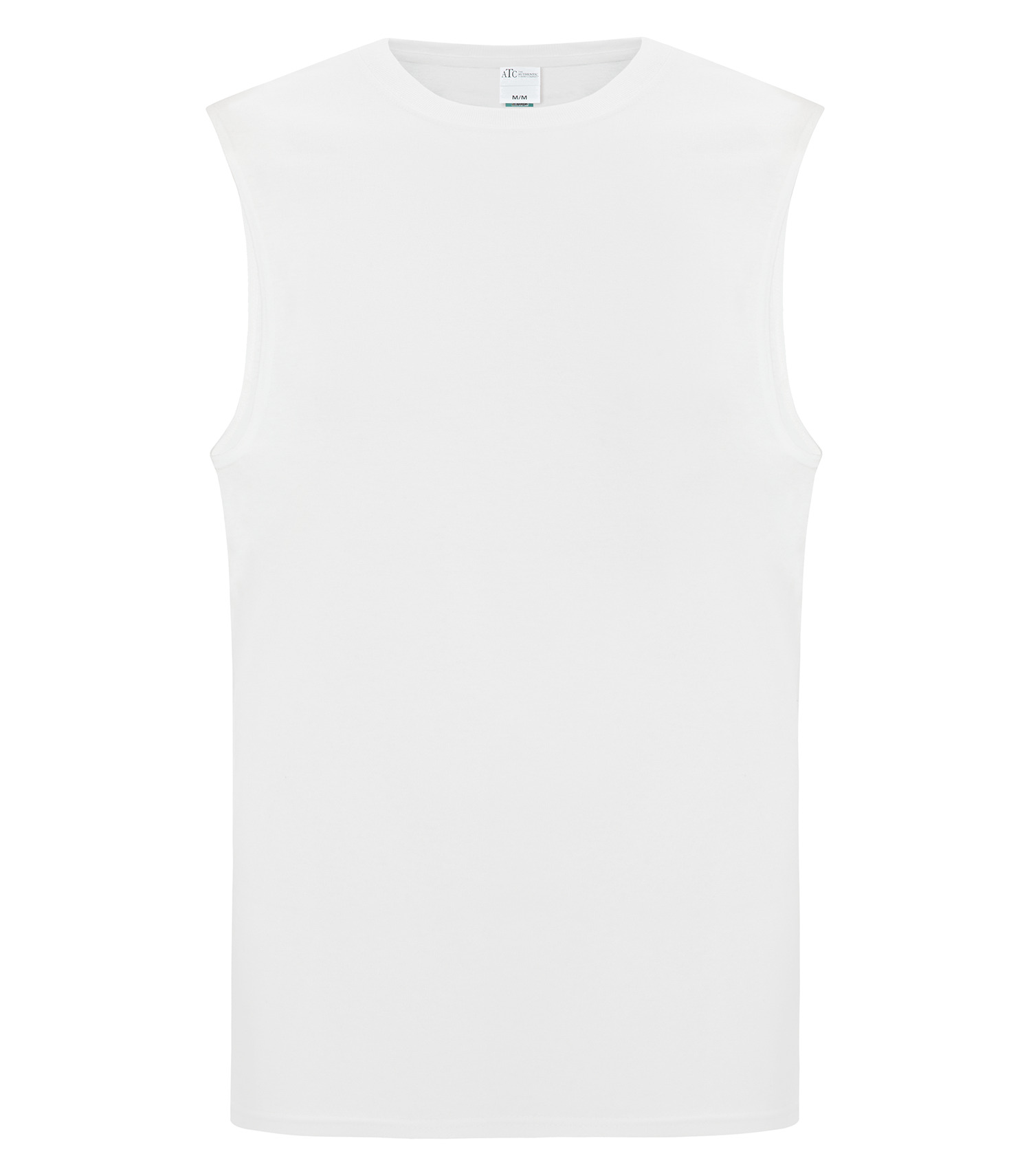 ATCᴹᶜ Everyday Collectionᴹᴰ ATCᴹᶜ T-SHIRT SANS MANCHES EVERYDAY COTTON - ATC1002 White