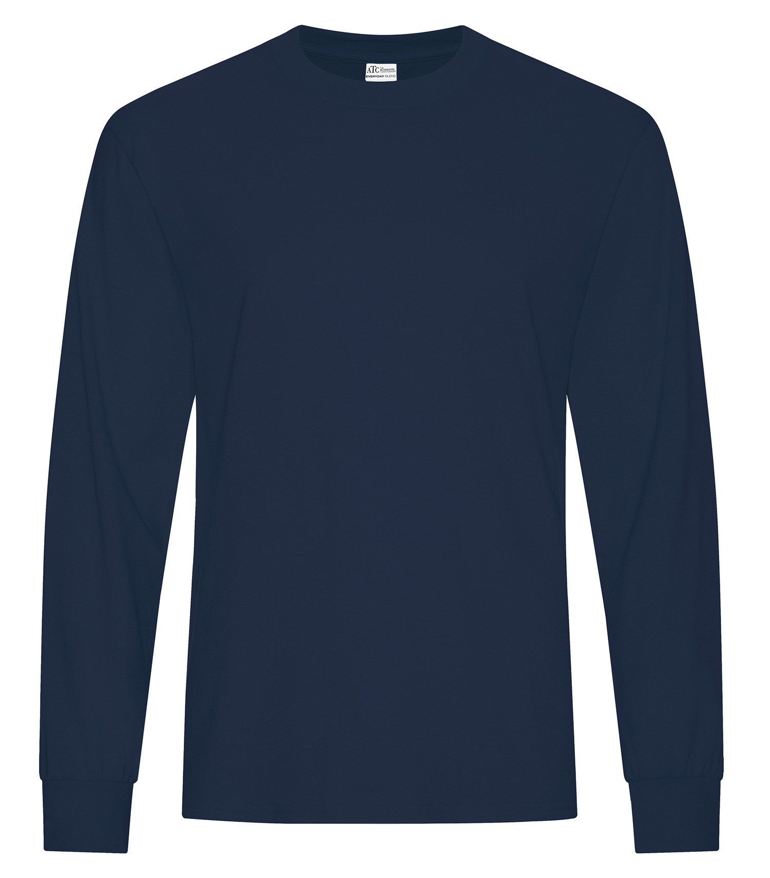 ATCᴹᶜ Everyday Collectionᴹᴰ ATCᴹᶜ T-SHIRT À MANCHES LONGUES EVERYDAY COTTON BLEND - ATC5015 Navy