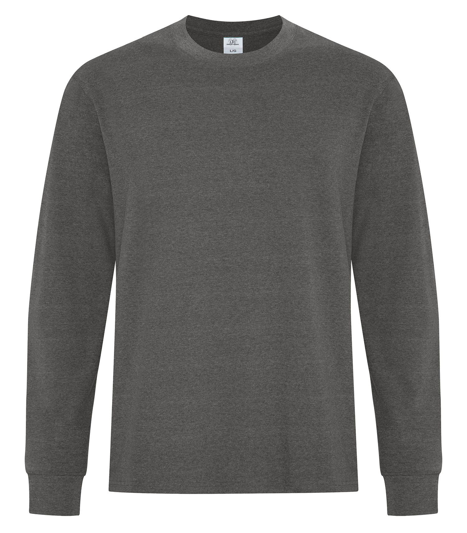 ATCᴹᶜ Earth Washᴹᶜ ATCᴹᶜ EARTH WASHᴹᶜ T-SHIRT À MANCHES LONGUES - ATC6015 Earth Pewter