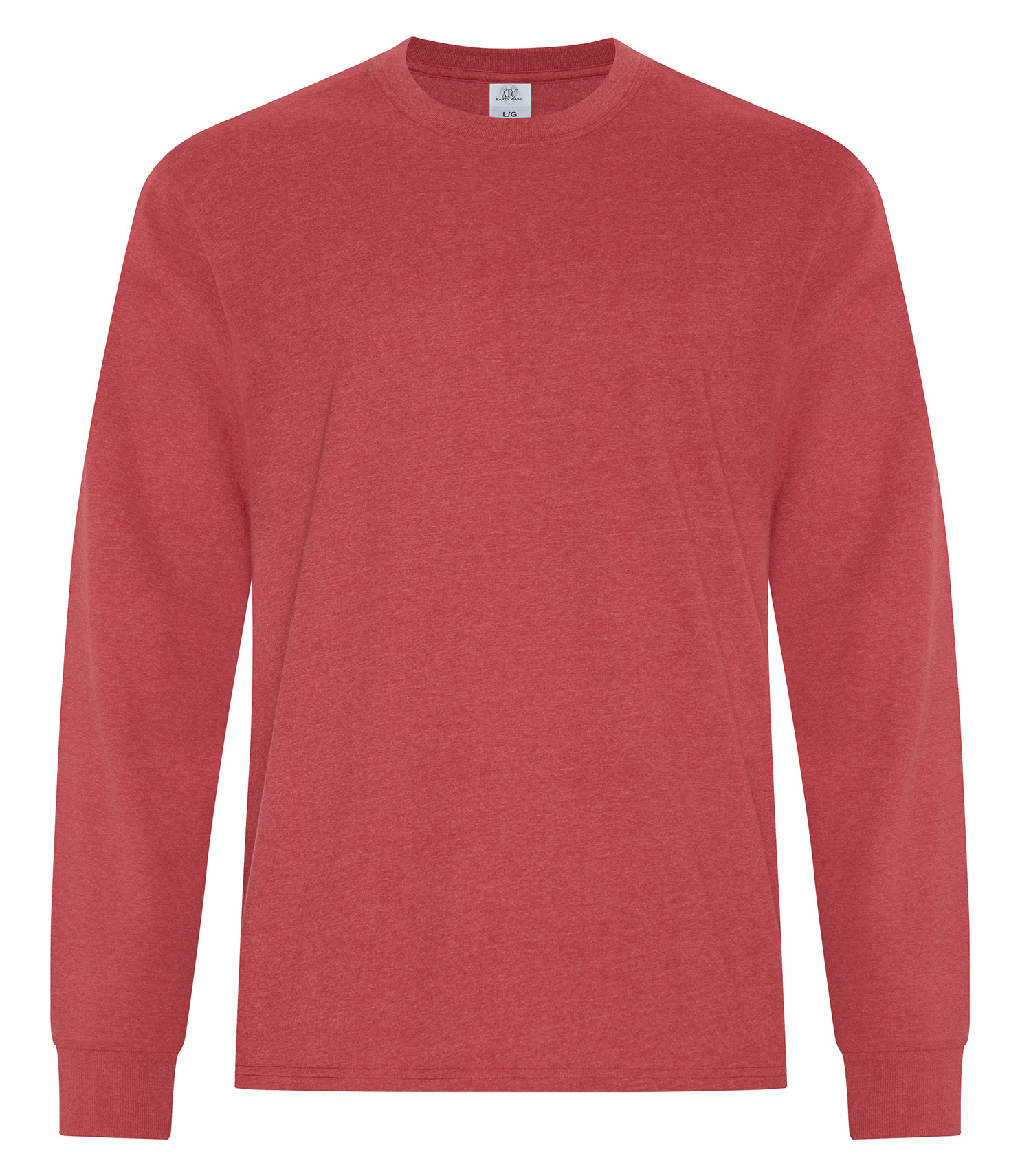 ATCᴹᶜ Earth Washᴹᶜ ATCᴹᶜ EARTH WASHᴹᶜ T-SHIRT À MANCHES LONGUES - ATC6015 Earth Red