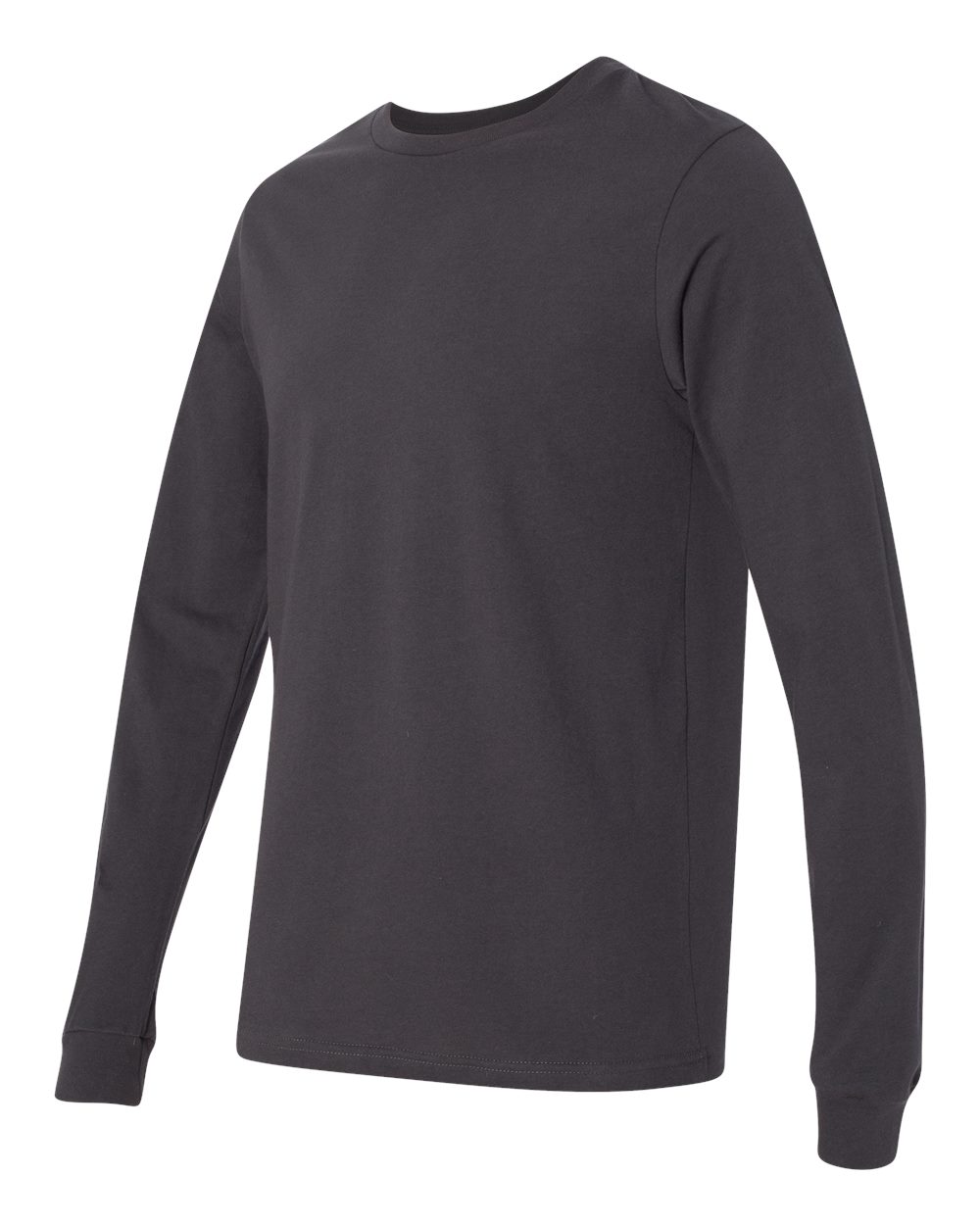 BELLA + CANVAS Unisex Jersey Long Sleeve Tee - 3501 Dark Grey