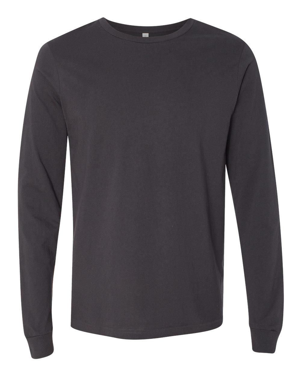 BELLA + CANVAS Unisex Jersey Long Sleeve Tee - 3501 Dark Grey