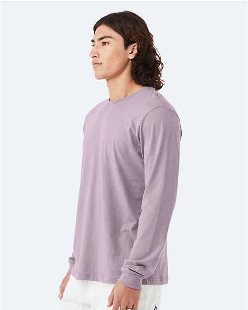 BELLA + CANVAS Unisex Jersey Long Sleeve Tee - 3501 Light Violet