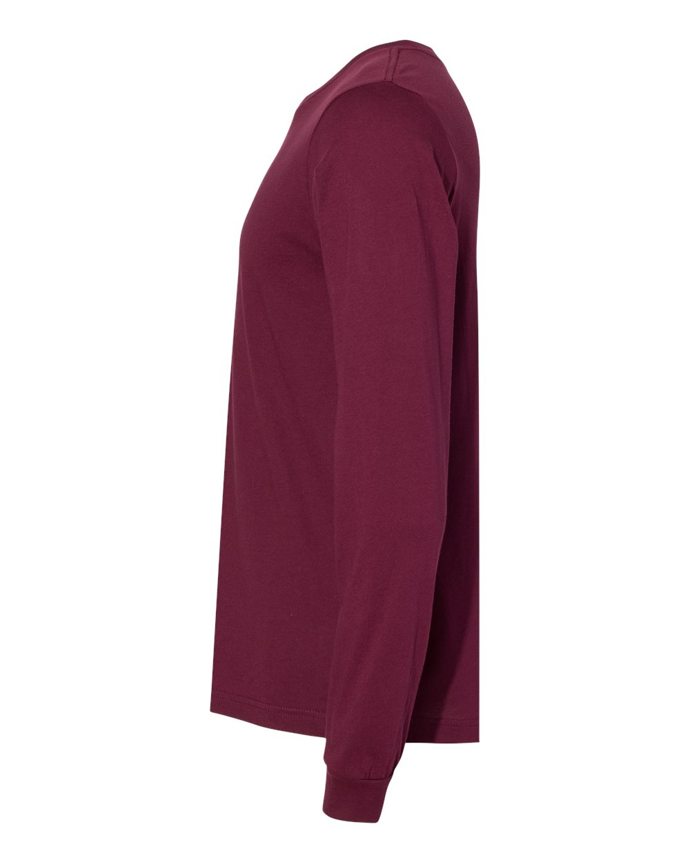 BELLA + CANVAS Unisex Jersey Long Sleeve Tee - 3501 Maroon