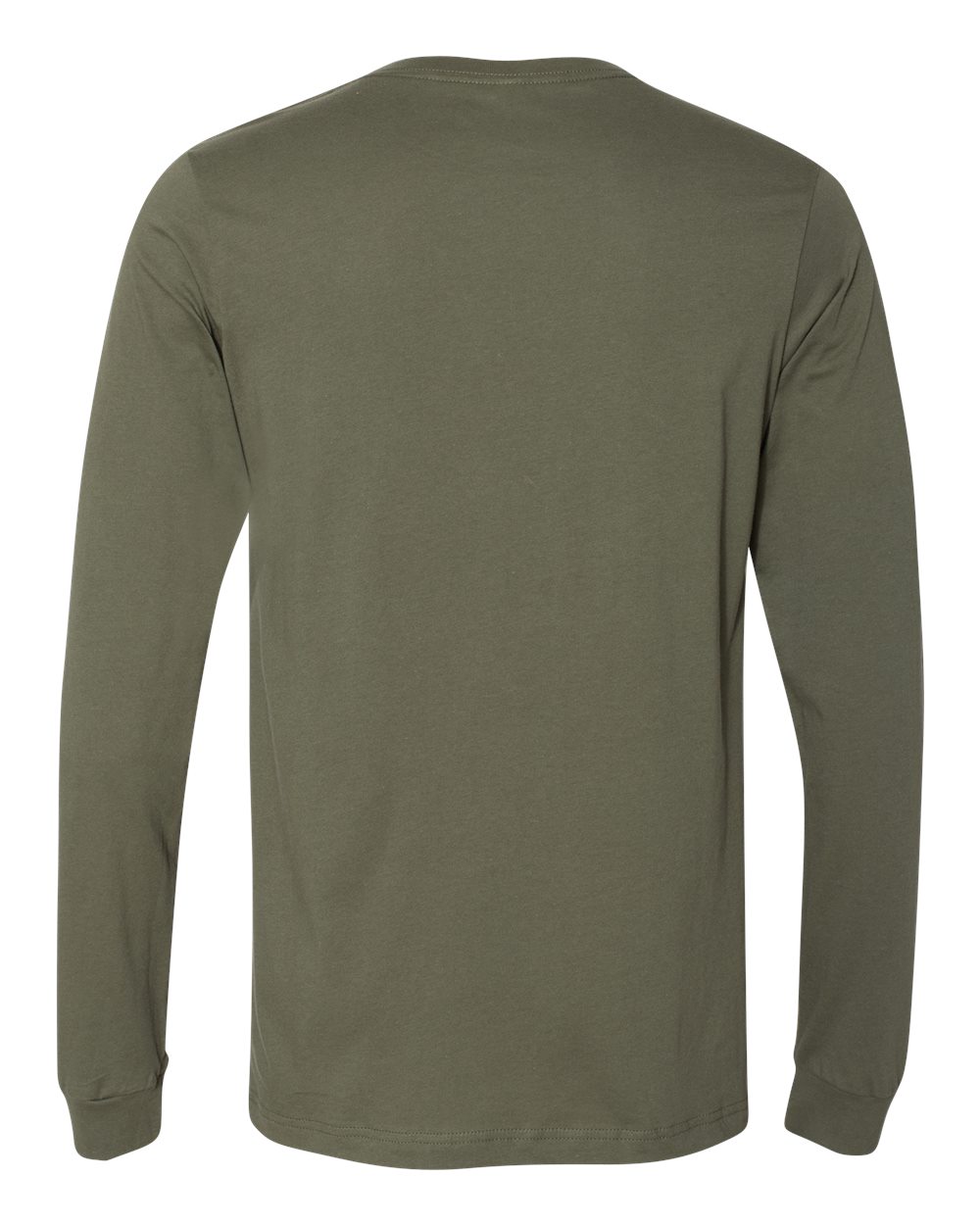 BELLA + CANVAS Unisex Jersey Long Sleeve Tee - 3501 Military Green