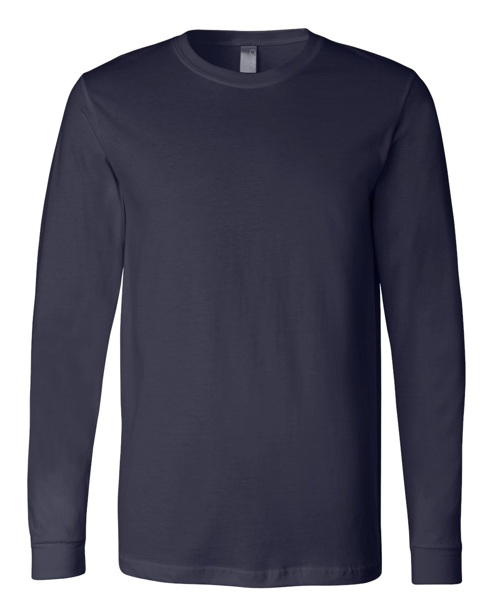 BELLA + CANVAS Unisex Jersey Long Sleeve Tee - 3501 Navy