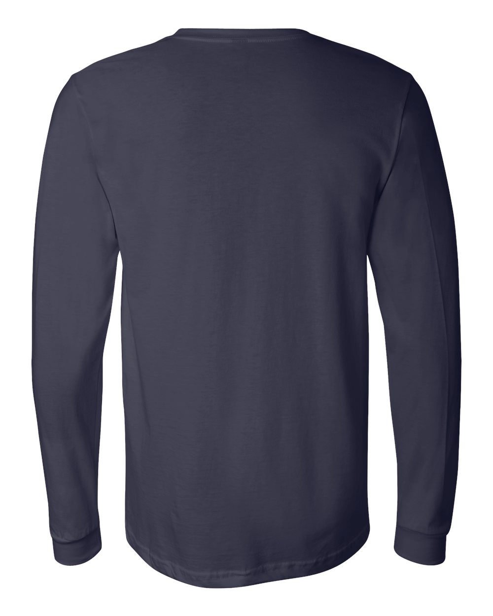 BELLA + CANVAS Unisex Jersey Long Sleeve Tee - 3501 Navy