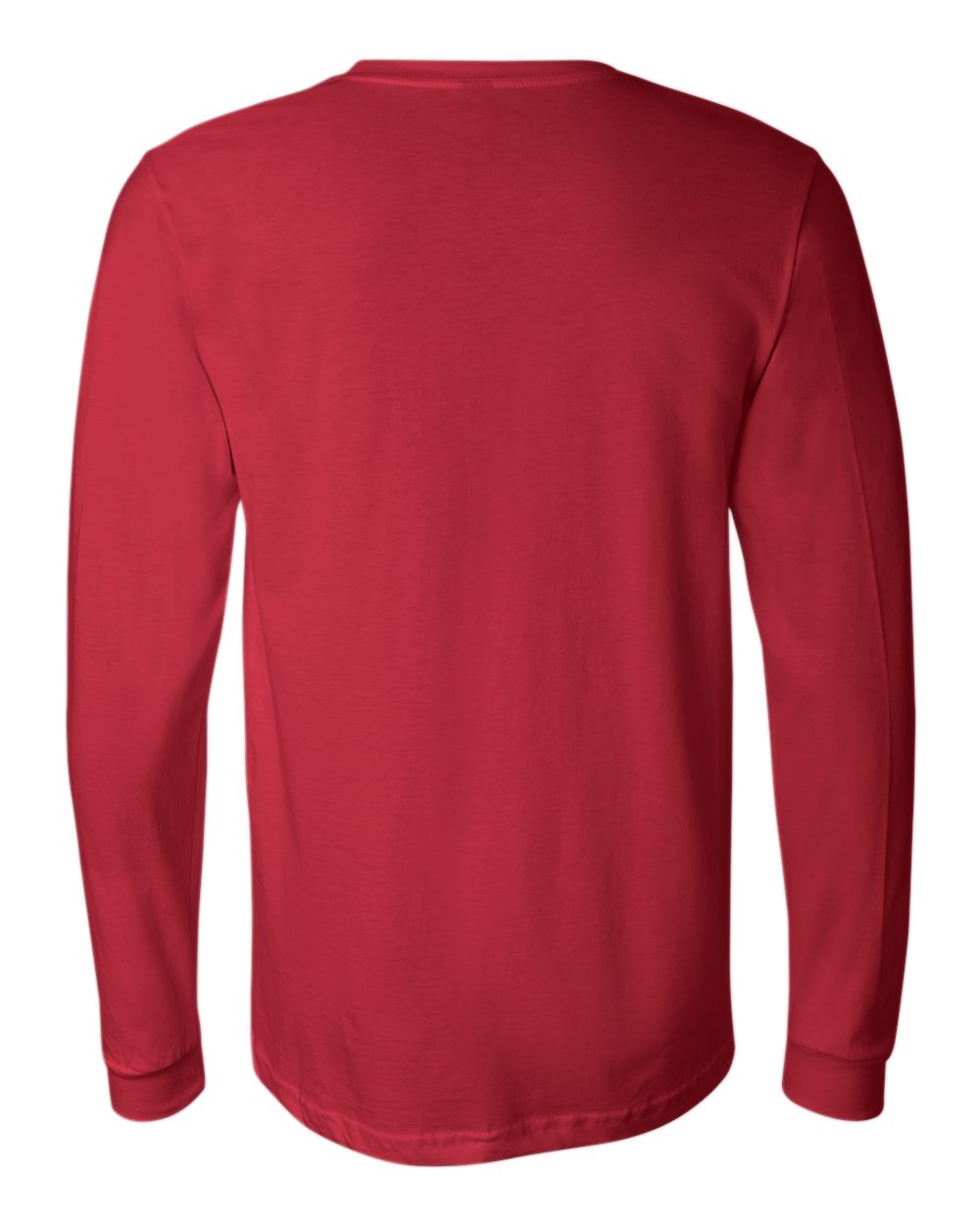 BELLA + CANVAS Unisex Jersey Long Sleeve Tee - 3501 Red