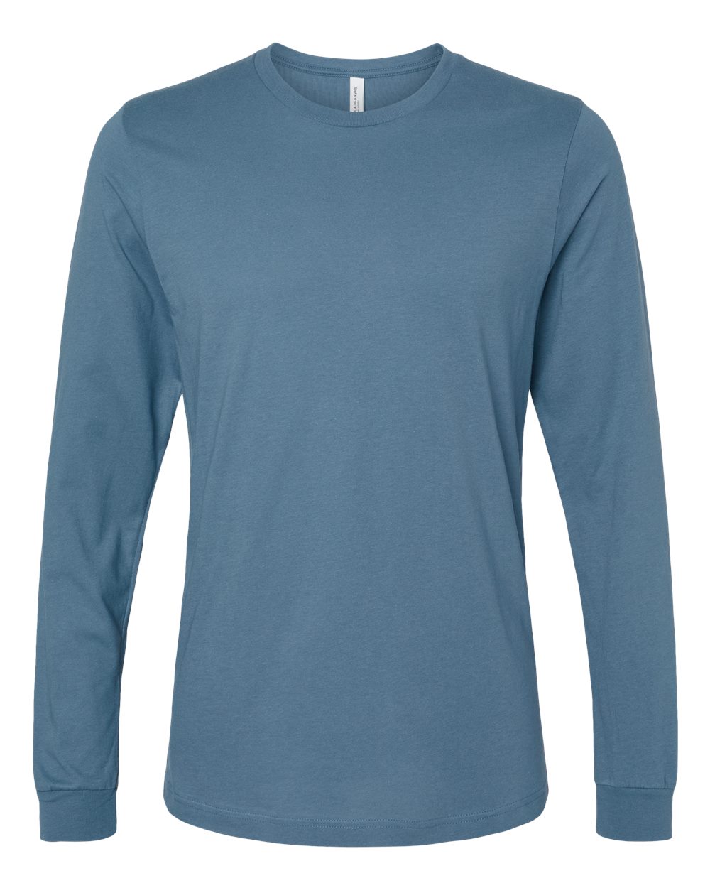 BELLA + CANVAS Unisex Jersey Long Sleeve Tee - 3501 Steel Blue