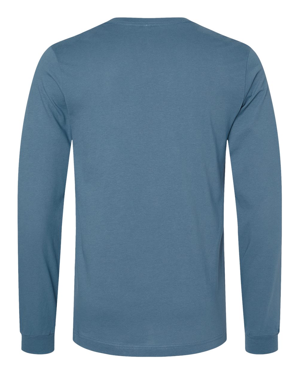 BELLA + CANVAS Unisex Jersey Long Sleeve Tee - 3501 Steel Blue