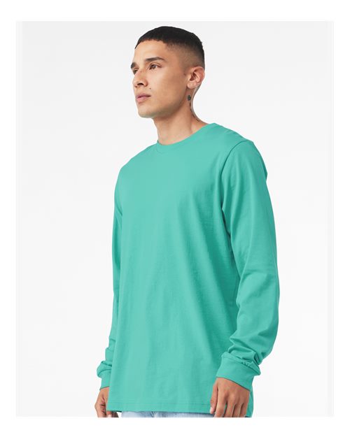 BELLA + CANVAS Unisex Jersey Long Sleeve Tee - 3501 Teal