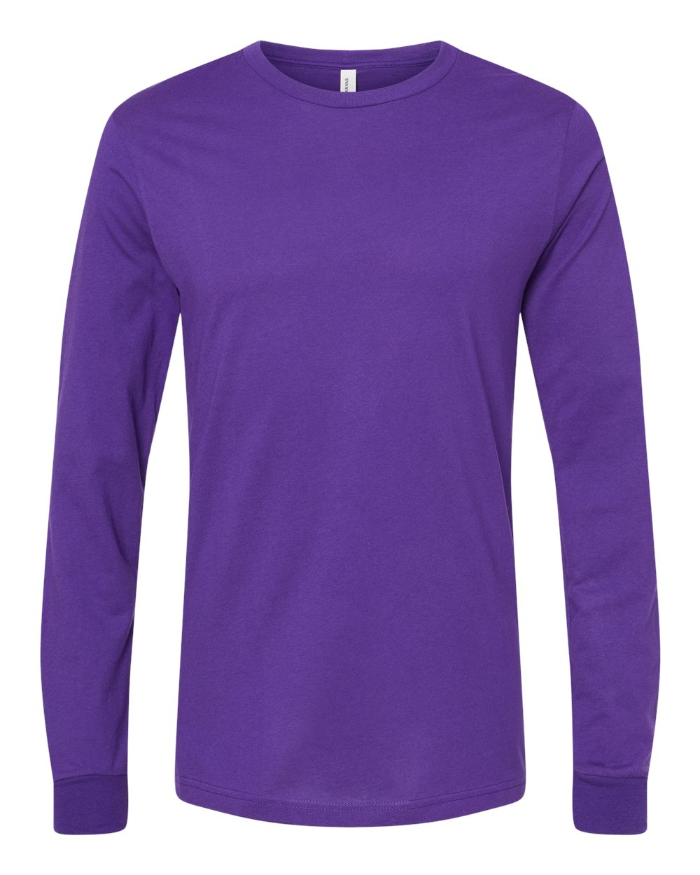 BELLA + CANVAS Unisex Jersey Long Sleeve Tee - 3501 Team Purple