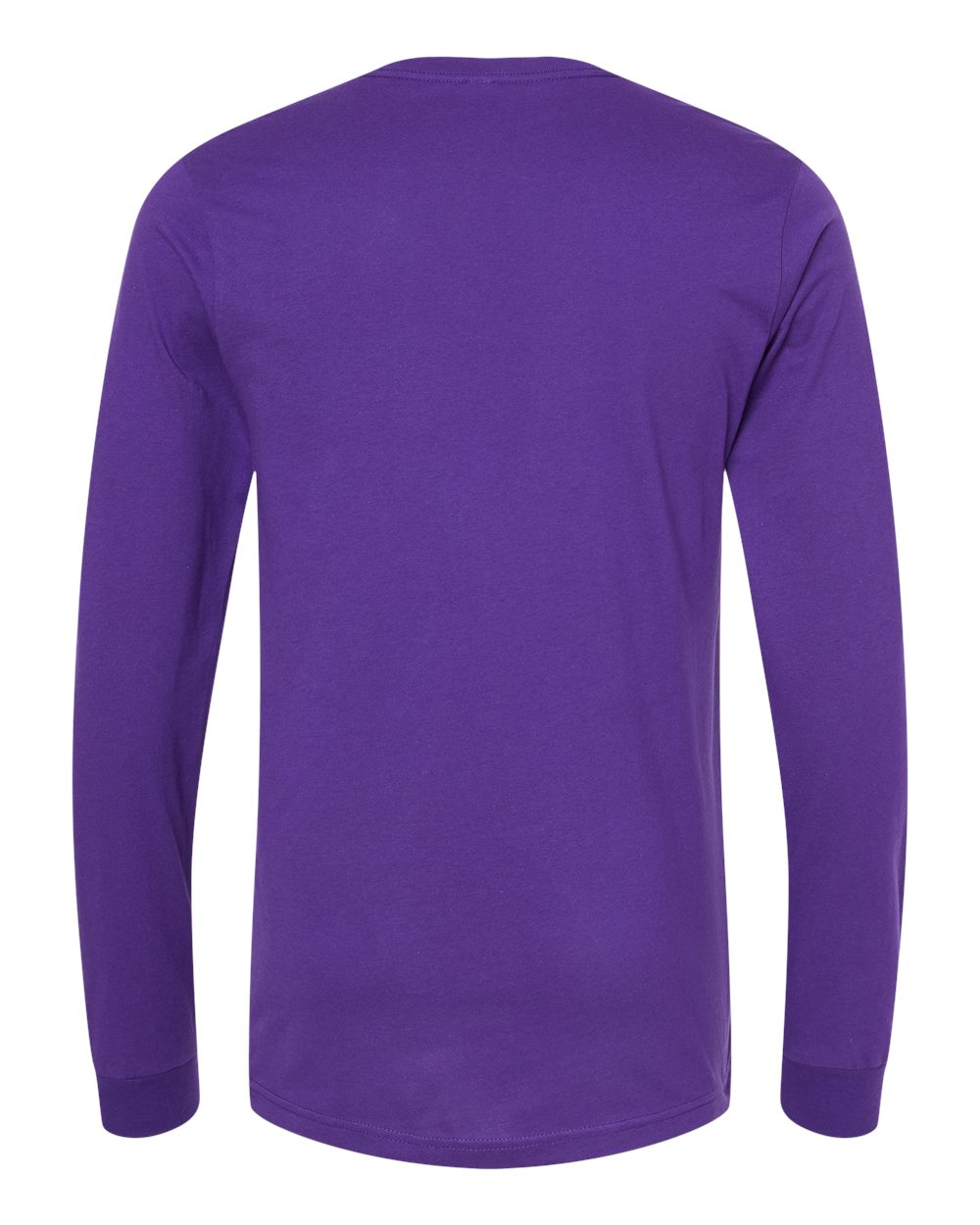 BELLA + CANVAS Unisex Jersey Long Sleeve Tee - 3501 Team Purple