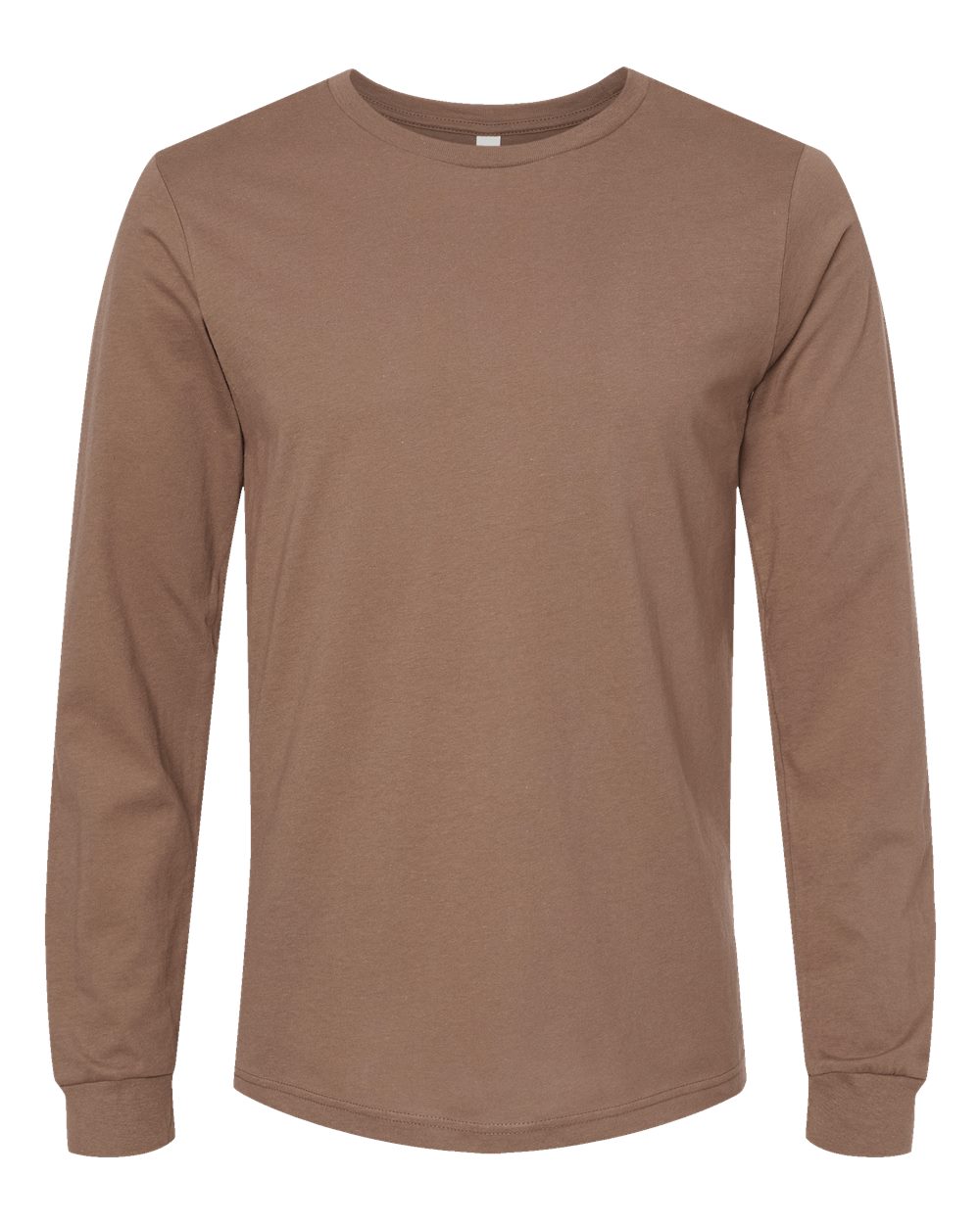 BELLA + CANVAS Unisex Jersey Long Sleeve Tee - 3501 Vintage Brown