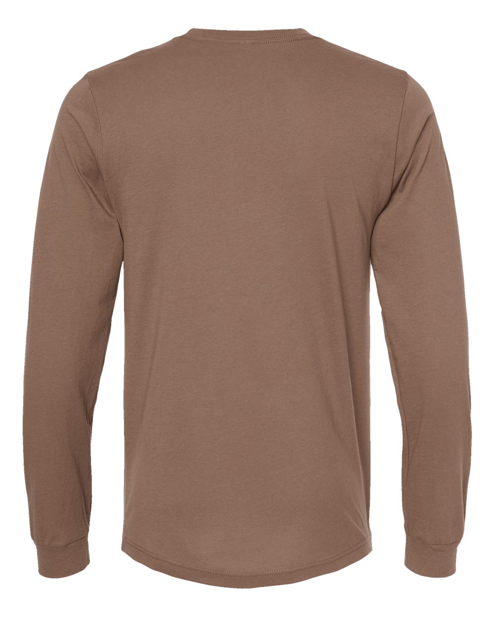 BELLA + CANVAS Unisex Jersey Long Sleeve Tee - 3501 Vintage Brown