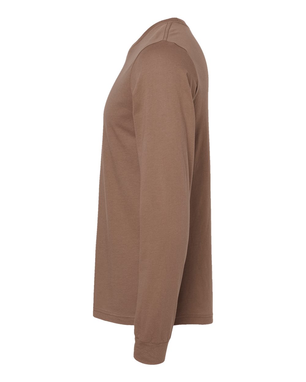 BELLA + CANVAS Unisex Jersey Long Sleeve Tee - 3501 Vintage Brown