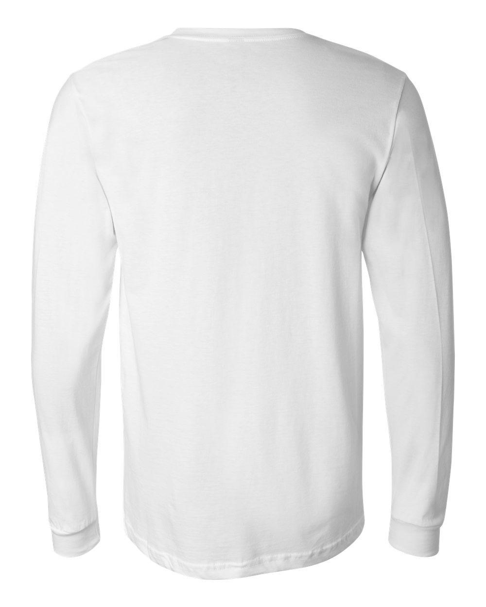 BELLA + CANVAS Unisex Jersey Long Sleeve Tee - 3501 White