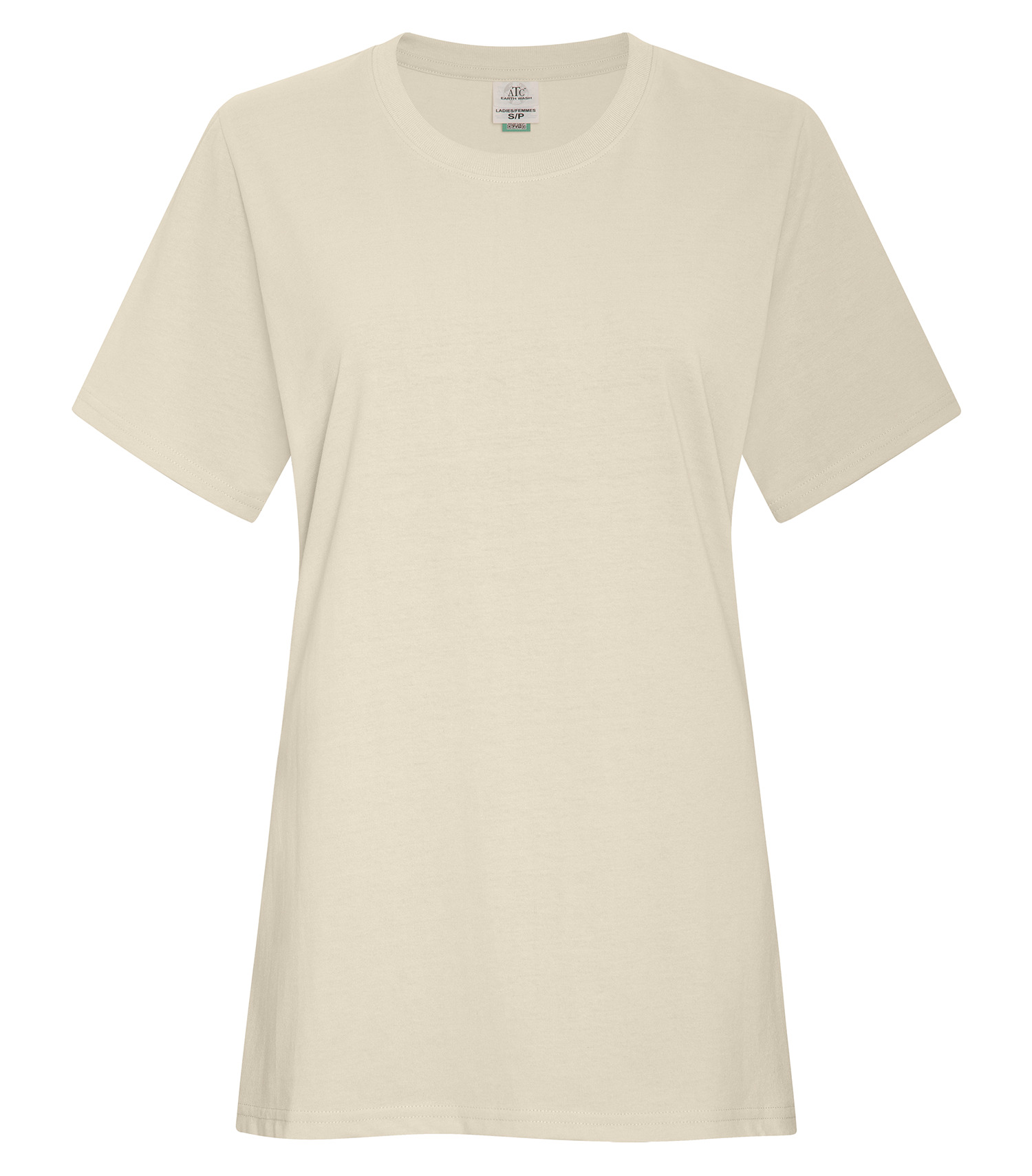 ATCᴹᶜ Earth Washᴹᶜ ATCᴹᶜ EARTH WASHᴹᶜ T-SHIRT POUR FEMMES - ATC6040L Earth Bone