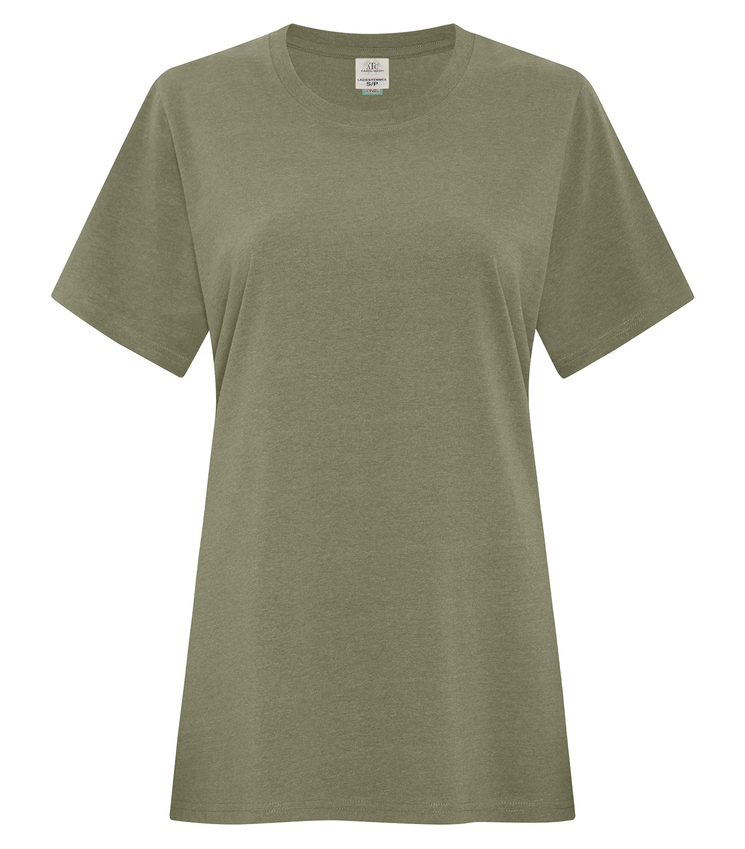 ATCᴹᶜ Earth Washᴹᶜ ATCᴹᶜ EARTH WASHᴹᶜ T-SHIRT POUR FEMMES - ATC6040L Earth Military