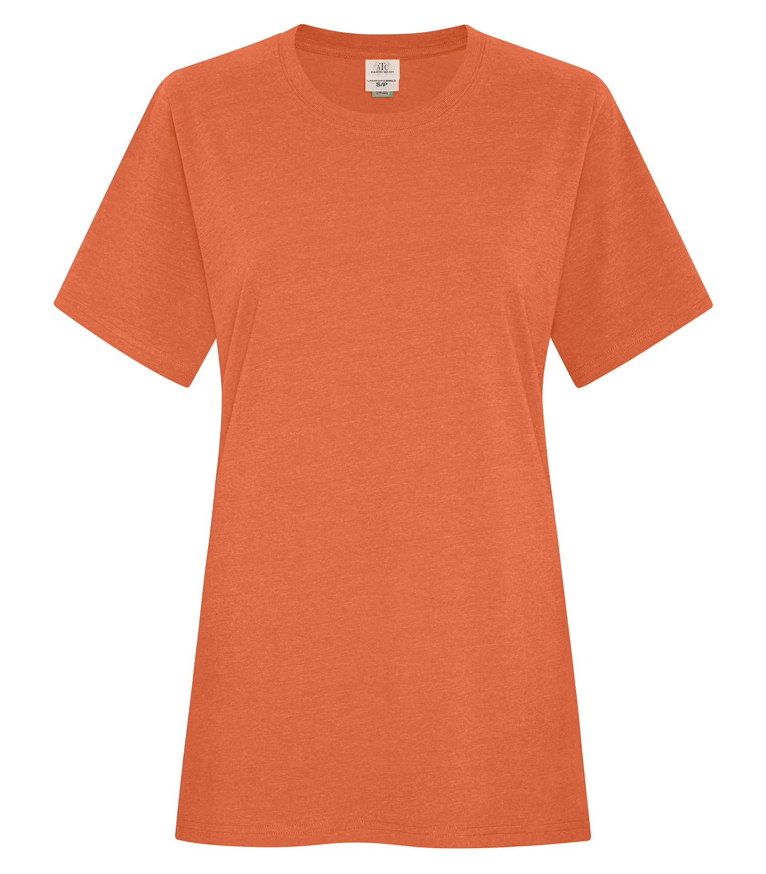 ATCᴹᶜ Earth Washᴹᶜ ATCᴹᶜ EARTH WASHᴹᶜ T-SHIRT POUR FEMMES - ATC6040L Earth Orange
