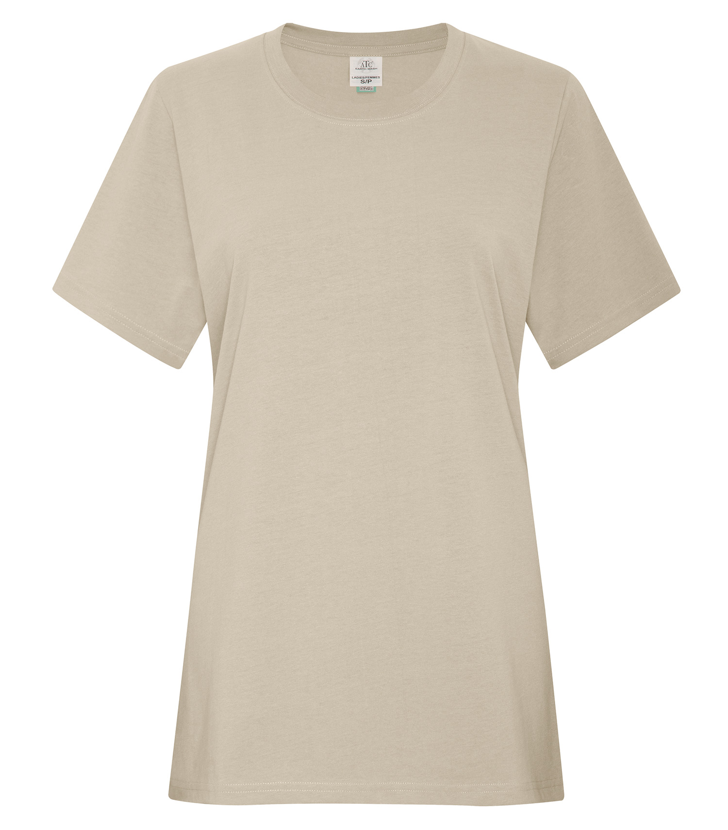 ATCᴹᶜ Earth Washᴹᶜ ATCᴹᶜ EARTH WASHᴹᶜ T-SHIRT POUR FEMMES - ATC6040L Earth Sand