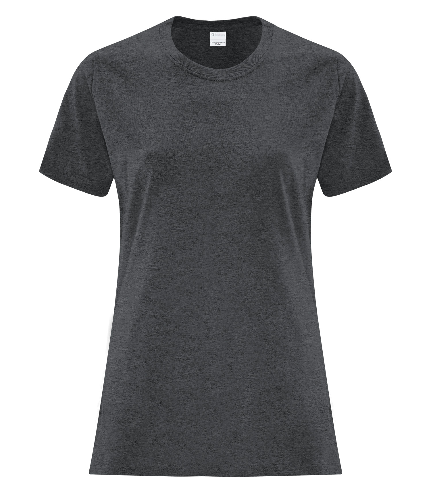 ATCᴹᶜ Everyday Collectionᴹᴰ ATCᴹᶜ T-SHIRT EVERYDAY À COUTURES LATÉRALES POUR FEMMES - ATCS1000L Dark Grey Heather**