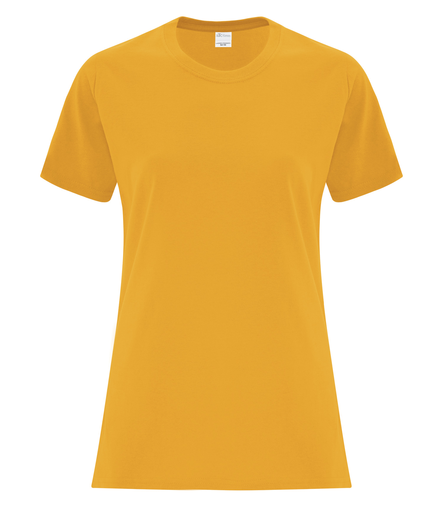 ATCᴹᶜ Everyday Collectionᴹᴰ ATCᴹᶜ T-SHIRT EVERYDAY À COUTURES LATÉRALES POUR FEMMES - ATCS1000L Gold